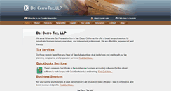 Desktop Screenshot of delcerrotax.com